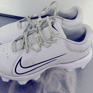 White Nike Cleats